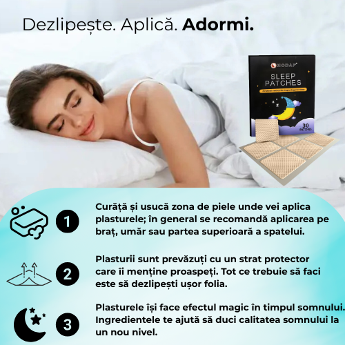 SomniaPatch – plasture pentru îmbunătățirea și susținerea somnului