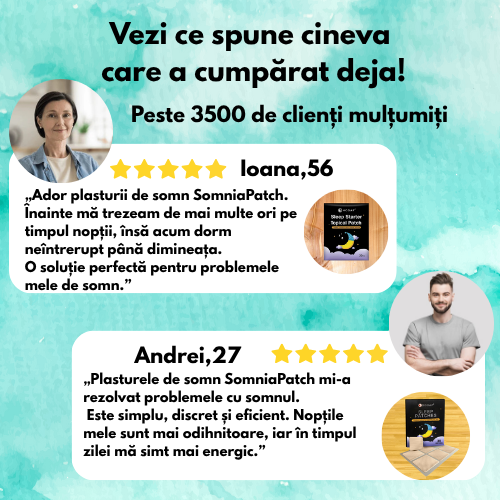 SomniaPatch – plasture pentru îmbunătățirea și susținerea somnului